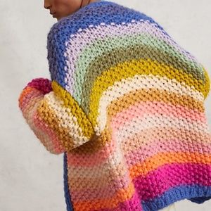 Rainbow Stripe Cardigan